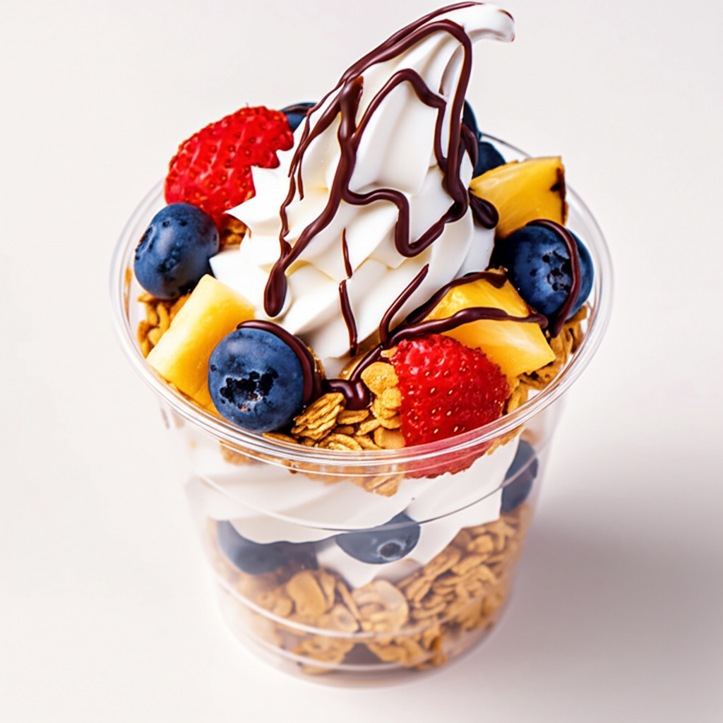 Delicious frozen yogurt with toppings from Frosty Froyo in Champions Gate